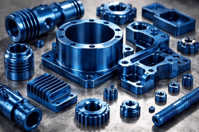 Type III Blue Hardcoat Anodizing - Elite Anodizing Chennai